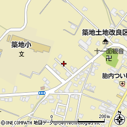 新潟県胎内市築地3491周辺の地図