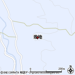 新潟県関川村（岩船郡）幾地周辺の地図