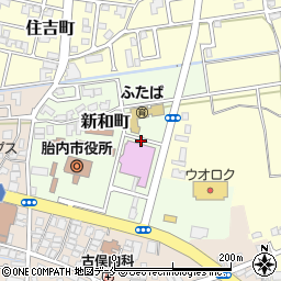 新潟県胎内市新和町周辺の地図