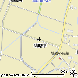 宮城県角田市鳩原鳩原中周辺の地図