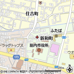 新潟県胎内市新和町3-8周辺の地図