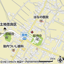 新潟県胎内市築地1838周辺の地図