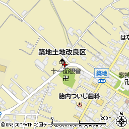 新潟県胎内市築地1990-1周辺の地図