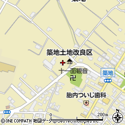 新潟県胎内市築地1801周辺の地図