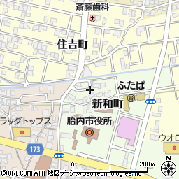 新潟県胎内市新和町3周辺の地図