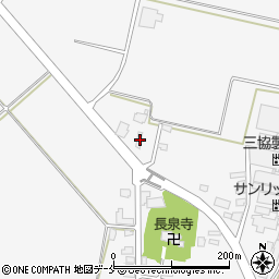 山形県長井市今泉2080周辺の地図