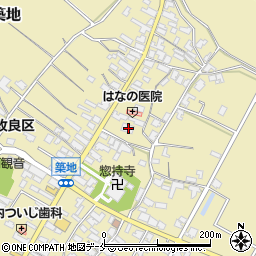 新潟県胎内市築地1846-1周辺の地図