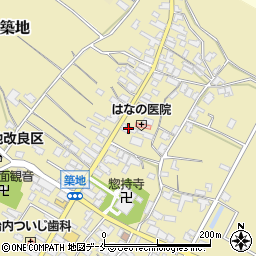 新潟県胎内市築地1849周辺の地図
