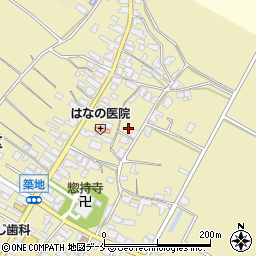 新潟県胎内市築地1866周辺の地図