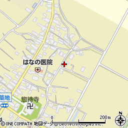 新潟県胎内市築地1850周辺の地図