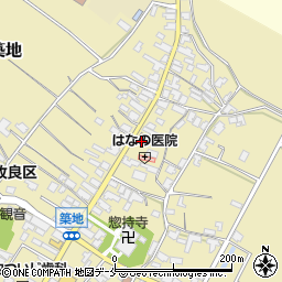 新潟県胎内市築地1853周辺の地図