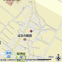 新潟県胎内市築地1857周辺の地図