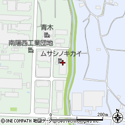 株式会社ムサシノキカイ　山形工場周辺の地図