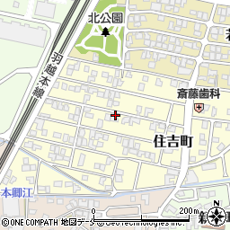 新潟県胎内市住吉町周辺の地図