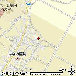 新潟県胎内市築地1099-1周辺の地図
