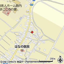 新潟県胎内市築地1883周辺の地図