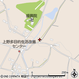 山形県南陽市上野周辺の地図
