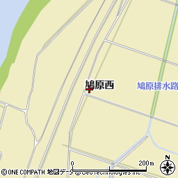 宮城県角田市鳩原鳩原西周辺の地図