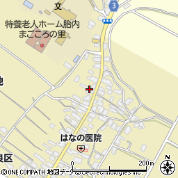 新潟県胎内市築地1912周辺の地図