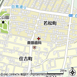 新潟県胎内市若松町12-52周辺の地図