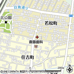 新潟県胎内市若松町12-57周辺の地図