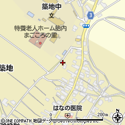 新潟県胎内市築地1905周辺の地図