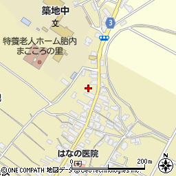 新潟県胎内市築地1901周辺の地図