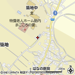 新潟県胎内市築地3779-1周辺の地図