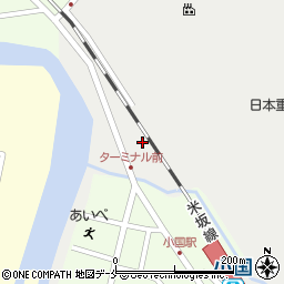 山形県西置賜郡小国町小国町周辺の地図