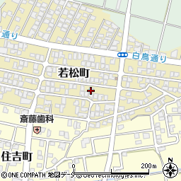 新潟県胎内市若松町12-19周辺の地図