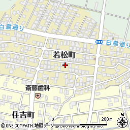 新潟県胎内市若松町12-15周辺の地図