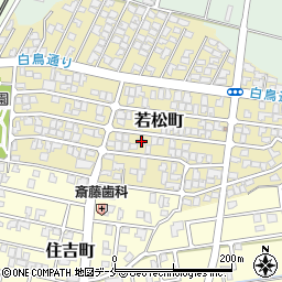 新潟県胎内市若松町12-12周辺の地図
