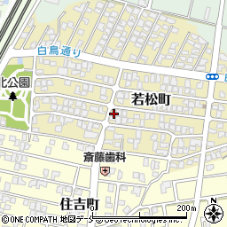 新潟県胎内市若松町12-5周辺の地図