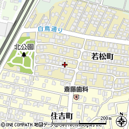 新潟県胎内市若松町2-27周辺の地図