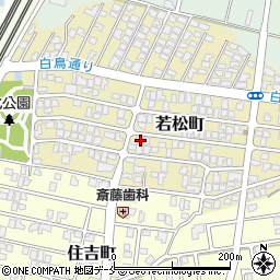 新潟県胎内市若松町12-8周辺の地図