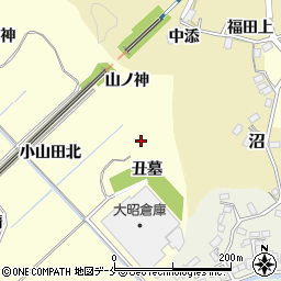 宮城県柴田郡大河原町小山田丑墓周辺の地図