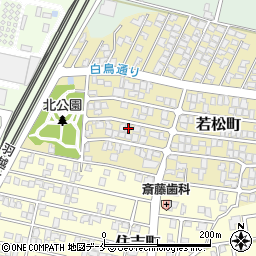 新潟県胎内市若松町2-17周辺の地図