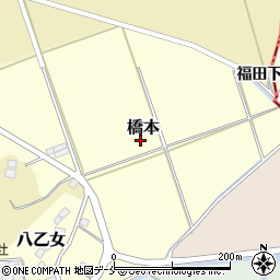 宮城県柴田郡大河原町橋本周辺の地図
