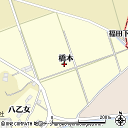 宮城県大河原町（柴田郡）橋本周辺の地図