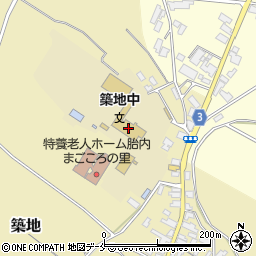 新潟県胎内市築地3713周辺の地図