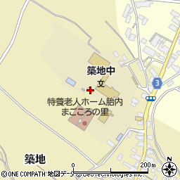 新潟県胎内市築地3715-2周辺の地図