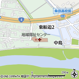 柴田町地域福祉センター　ボランティアセンター周辺の地図