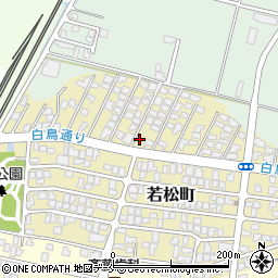 新潟県胎内市若松町7-9周辺の地図
