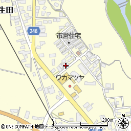 山形県南陽市宮内352-7周辺の地図