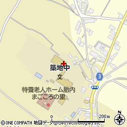 新潟県胎内市築地3705周辺の地図
