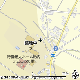 新潟県胎内市築地3703周辺の地図