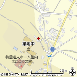 新潟県胎内市築地3701周辺の地図