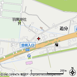 〒959-2622 新潟県胎内市追分の地図