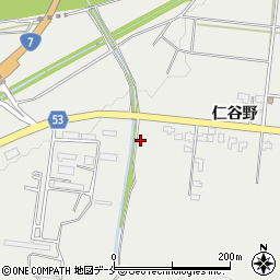 新潟県胎内市仁谷野2638周辺の地図