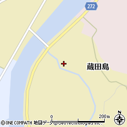 新潟県岩船郡関川村蔵田島269周辺の地図
